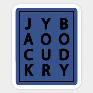 jack your body 2 Sticker